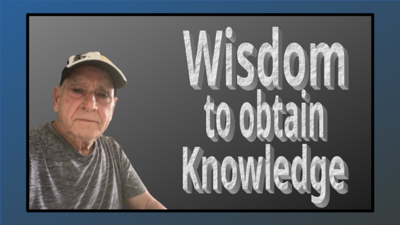 Wisdom for Knowledge